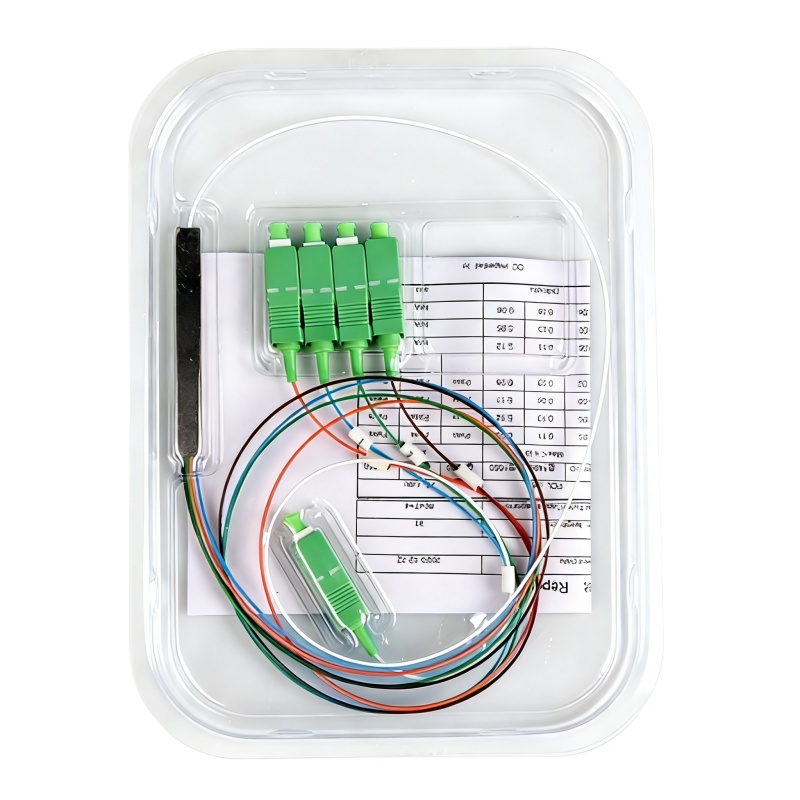 Divisor de fibra óptica SC/APC-1*8